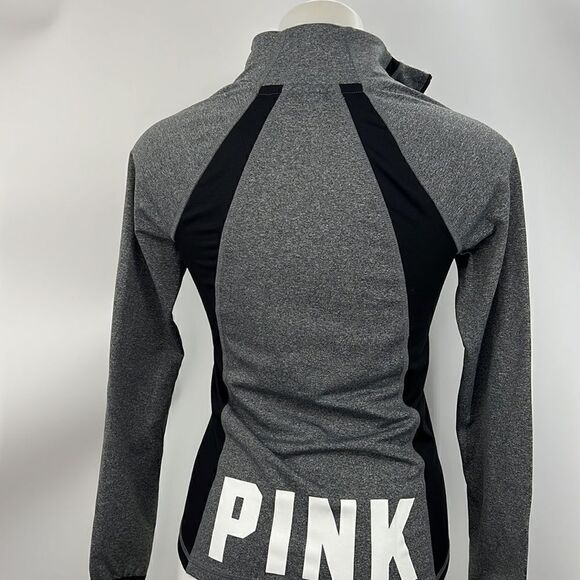 Pink Victoria’s Secret gray black extra small long sleeve pullover - Picture 1 of 8